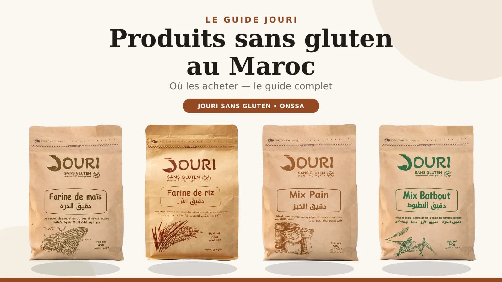 Où acheter Jouri sans gluten : points de vente et magasins au Maroc