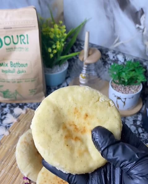 Batbout sans gluten Jouri